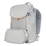 Veo City B42 GY - Mochila gris para DSLR y objetivos, con bolso extraíble para accesorios